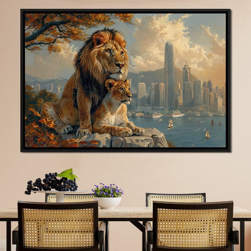 Urban Jungle Sovereigns Canvas Print