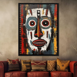 Tribal Mask 15 - Sakeem Gibbs - NicheCanvas