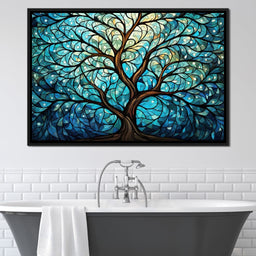 Organic Azure Foliage - Cole Williams - NicheCanvas