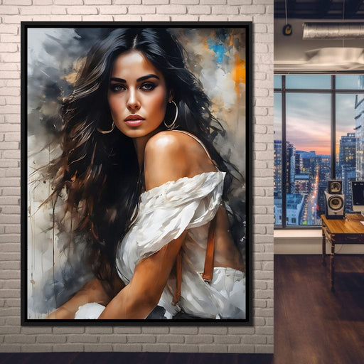 Female Portrait 169 - Johanjjf Canvas Print
