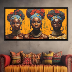The Three Sisters - Sakeem Gibbs - NicheCanvas