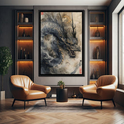 Mystic Dragon Tempest - NicheCanvas