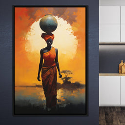 Amber Balance Horizon - NicheCanvas