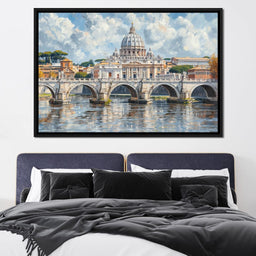 Eternal Reflections of Rome - NicheCanvas