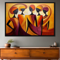Golden Elegance in Abstract  - NicheCanvas