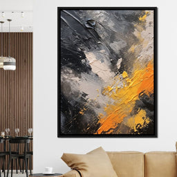 Abstract Onyx Radiance - NicheCanvas