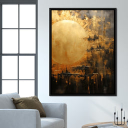 Golden Sun Atmosphere - NicheCanvas