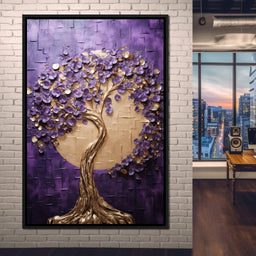 Golden Twilight in Nature Embrace - NicheCanvas