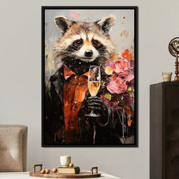 Raccoon's Toast - NicheCanvas