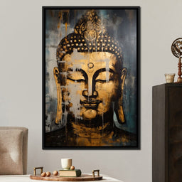 Gracious Golden Buddha - NicheCanvas