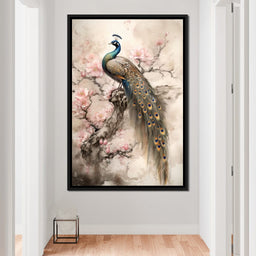 Longtailed Peacock - NicheCanvas