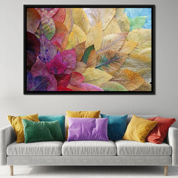 Fallen Autumn Leaves - NicheCanvas