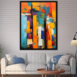 Colorful Modern Art 008 - Johanjjf - NicheCanvas