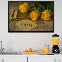 Yellow Roses - NicheCanvas