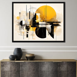 Urban Shadows in Abstract Forms - NicheCanvas