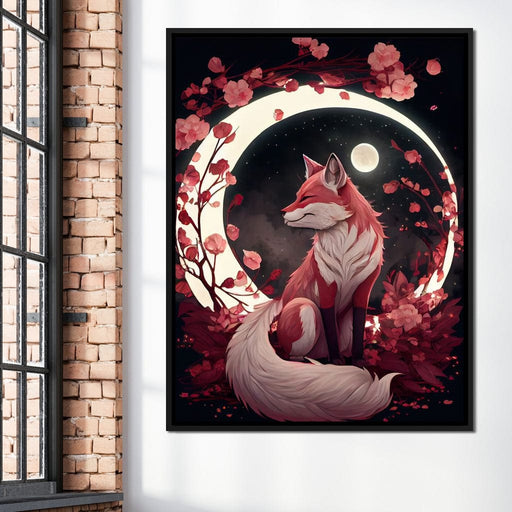 Foxes Wall Art | NicheCanvas | Poster