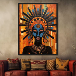 Tribal Mask 06 - Sakeem Gibbs - NicheCanvas