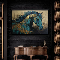 Gilded Horse - NicheCanvas