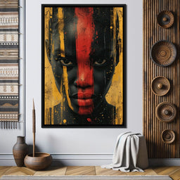 Golden Noir Revelation - NicheCanvas