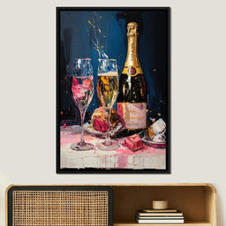 Champagne Radiance - NicheCanvas