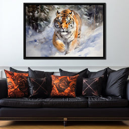 Winter Majesty in Stride - NicheCanvas