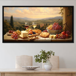 Wine & Cheese Valley - NicheCanvas