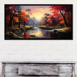 River in the Woods - NicheCanvas