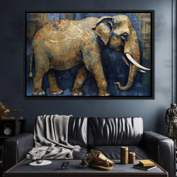 Gilded Elephant - NicheCanvas