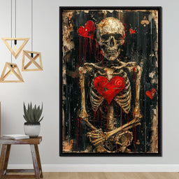 Romantic Skeleton 3 - NicheCanvas