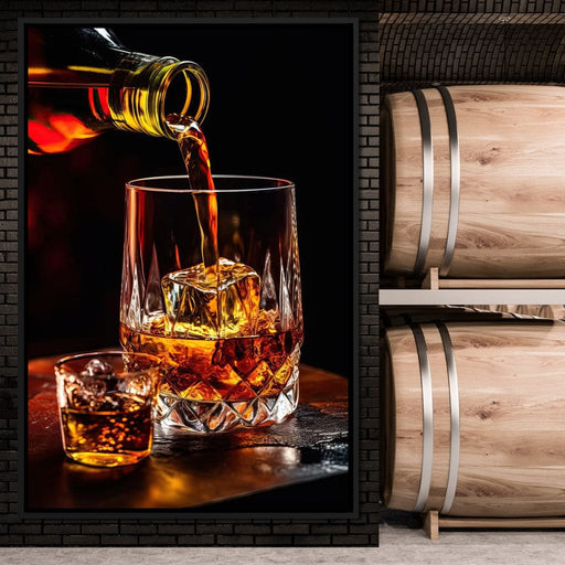 Whiskey's Prismatic Elegance Canvas Print