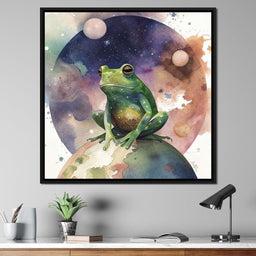Frog - Astro Cruise - Ben Heine - NicheCanvas