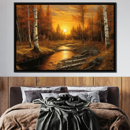 Silver Birch Forest - NicheCanvas