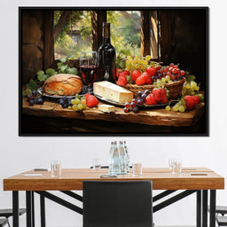 Fruit Cheese Wine 1 - NicheCanvas