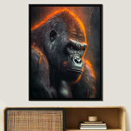 Gorilla Thunder - Zenzdesign - NicheCanvas