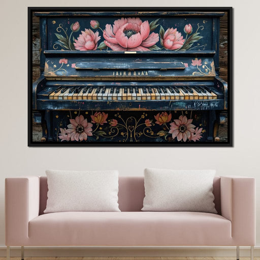 Floral Music Collection 08 - Wildrose Creations Canvas Print