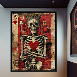 Romantic Skeleton 2 - NicheCanvas