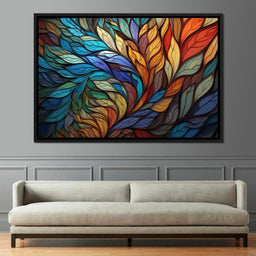 Mosaic Serenity Shadows - NicheCanvas