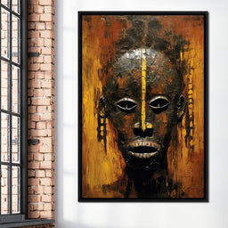 Tribal Mask 16 - Sakeem Gibbs - NicheCanvas