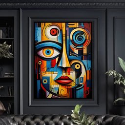 Cubist Reflections - NicheCanvas