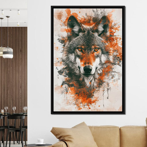 Wolf Gaze Canvas Print