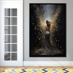 Ethereal Dream of a Starlit Muse - NicheCanvas