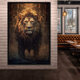 Lion of the Lord's Throne - NicheCanvas