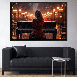 Piano Songbird - NicheCanvas