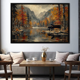 Autumn Serenade Reflections - NicheCanvas