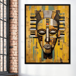 Tribal Mask 05 - Sakeem Gibbs - NicheCanvas