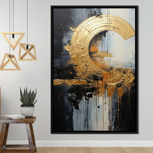 Golden Auroral Echoes - Tanni Cylon Canvas Print