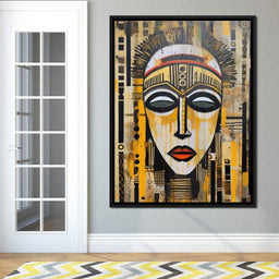 Tribal Mask 04 - Sakeem Gibbs - NicheCanvas