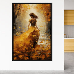 Amber Forest Promenade - NicheCanvas