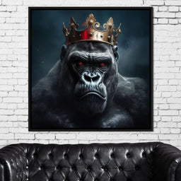 Gorilla Crown - Zenzdesign - NicheCanvas