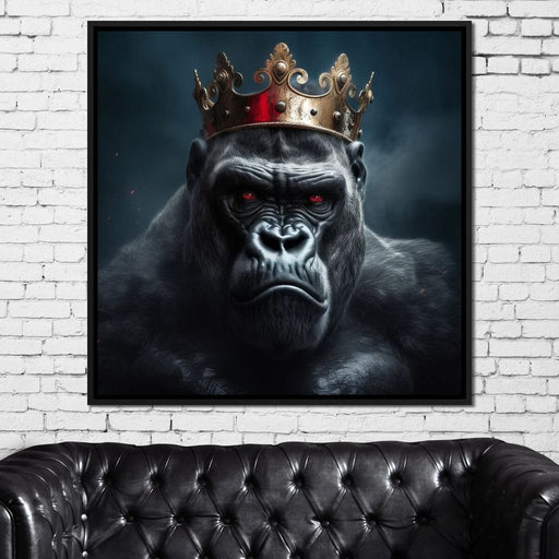 Gorilla Crown - Zenzdesign Canvas Print